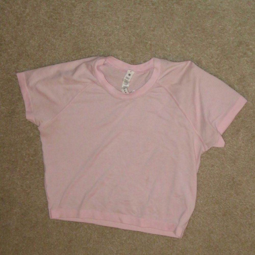 lululemon baby pink swiftly tech